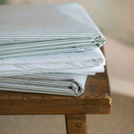 Purity Organic Cotton Sheet Set | Green Stripe-3
