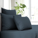 Purity Organic Cotton Sheet Set | Indigo-1