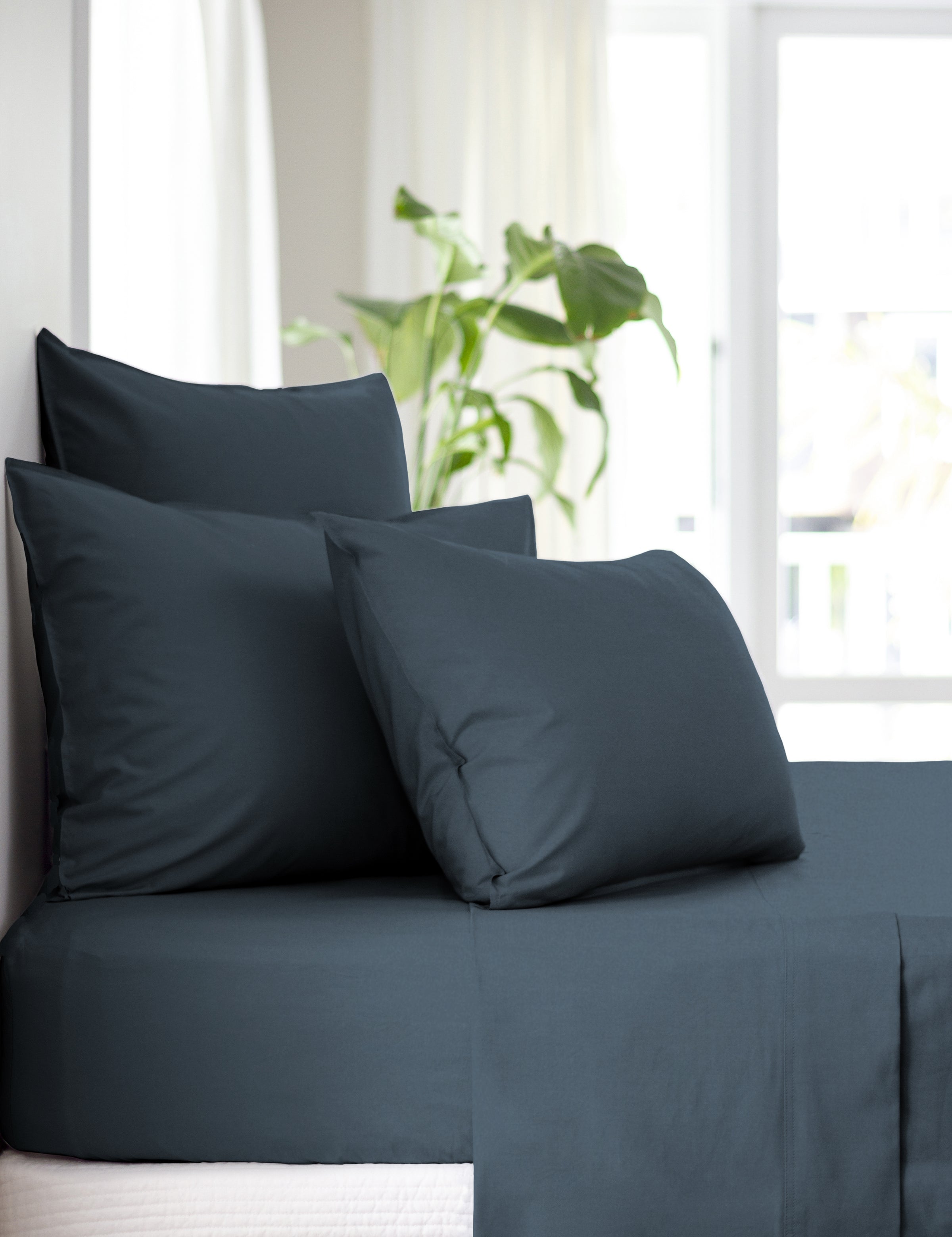 Purity Organic Cotton Sheet Set | Indigo-1