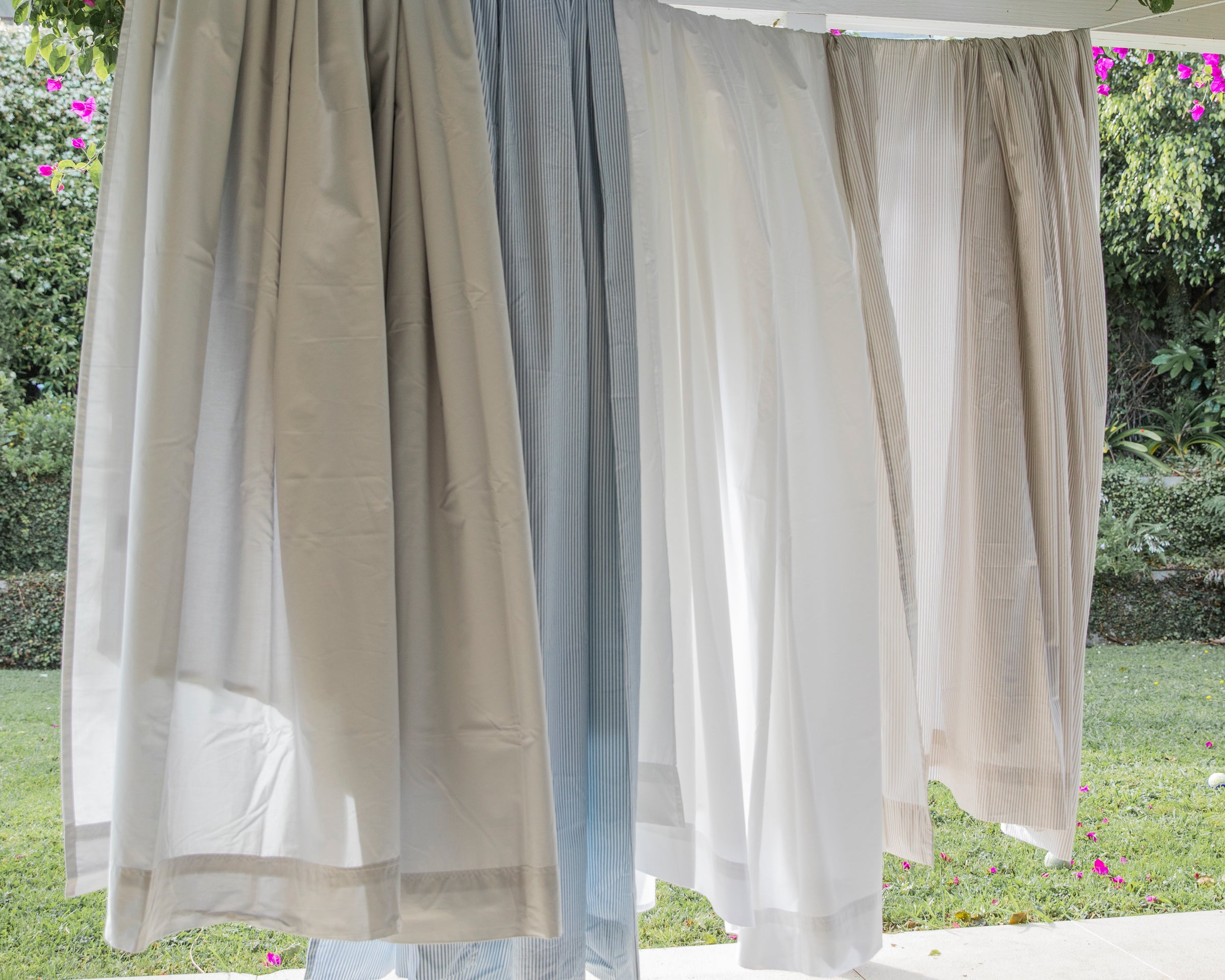 Purity Organic Cotton Sheet Set | Natural Stripe-4