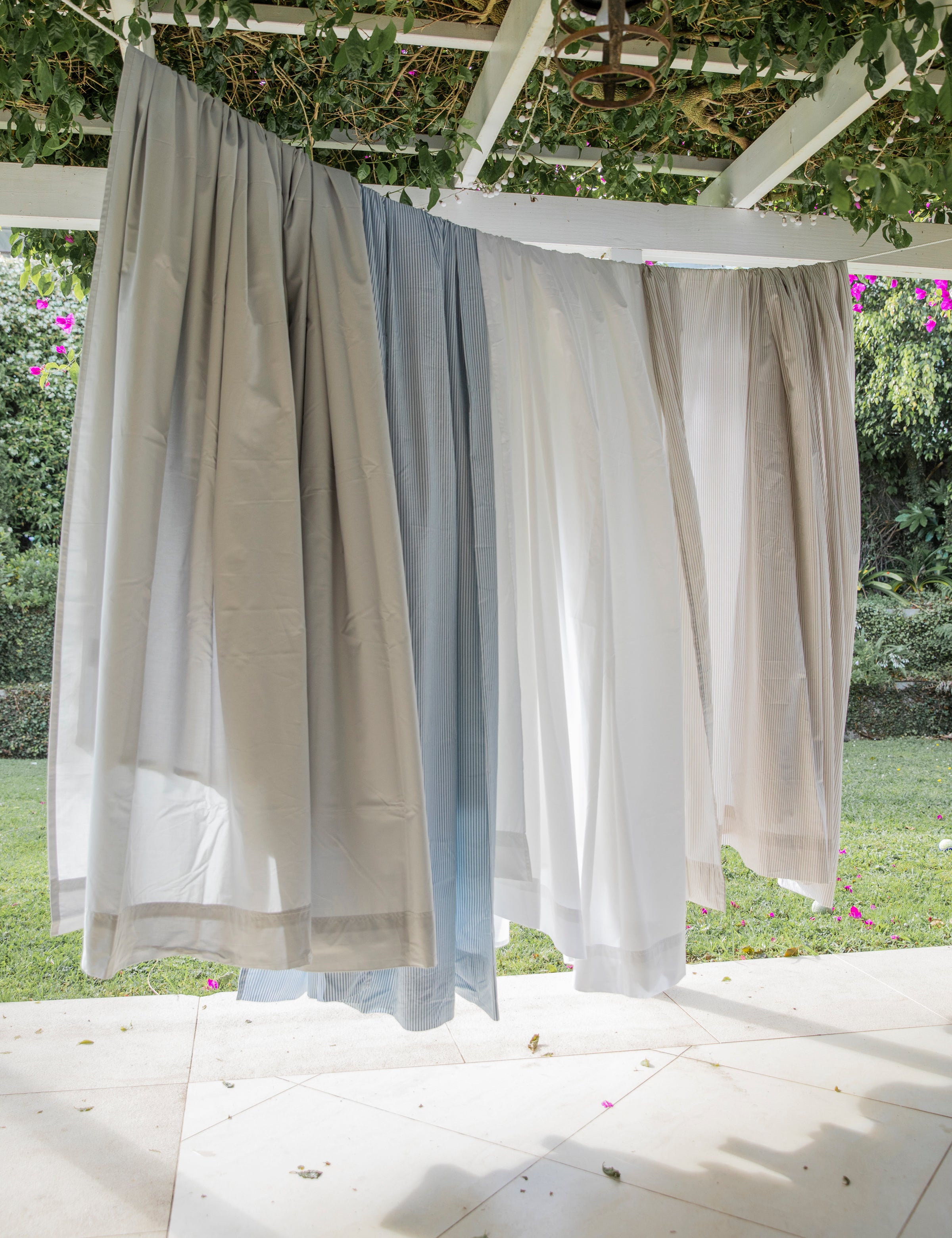 Purity Organic Cotton Sheet Set | Natural Stripe-4