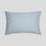 Purity Organic Cotton Standard Pillowcase Set | Blue Stripe-1