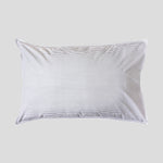 Purity Organic Cotton Standard Pillowcase Set | Charcoal Stripe-1
