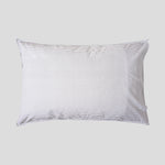 Purity Organic Cotton Standard Pillowcase Set | Charcoal Stripe-4