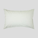 Purity Organic Cotton Standard Pillowcase Set | Green Stripe-1