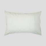 Purity Organic Cotton Standard Pillowcase Set | Green Stripe-3