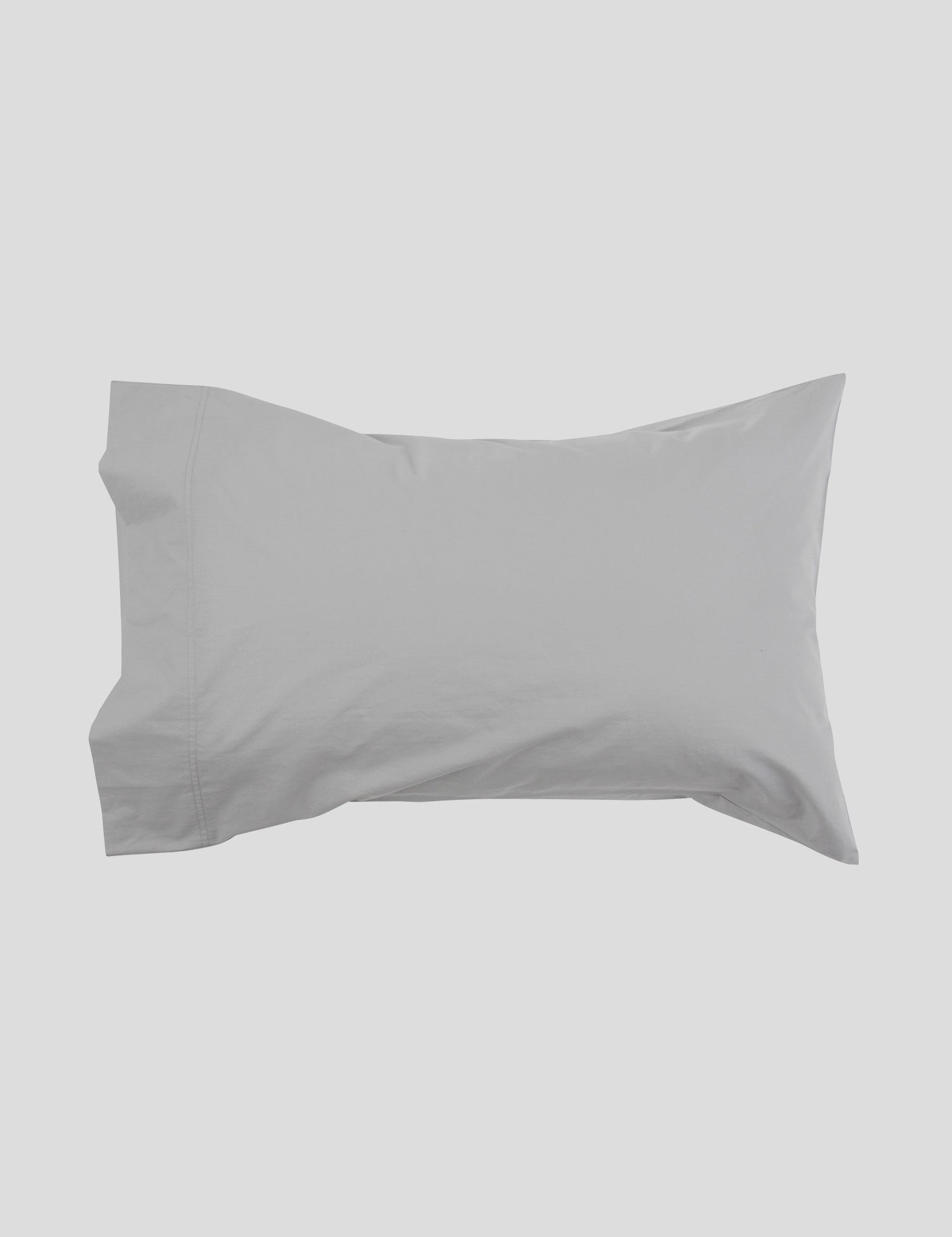 Purity Organic Cotton Standard Pillowcase Set | Grey-1