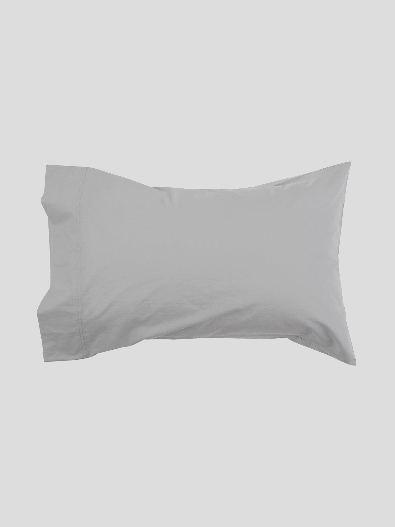 Purity Organic Cotton Standard Pillowcase Set | Grey-1