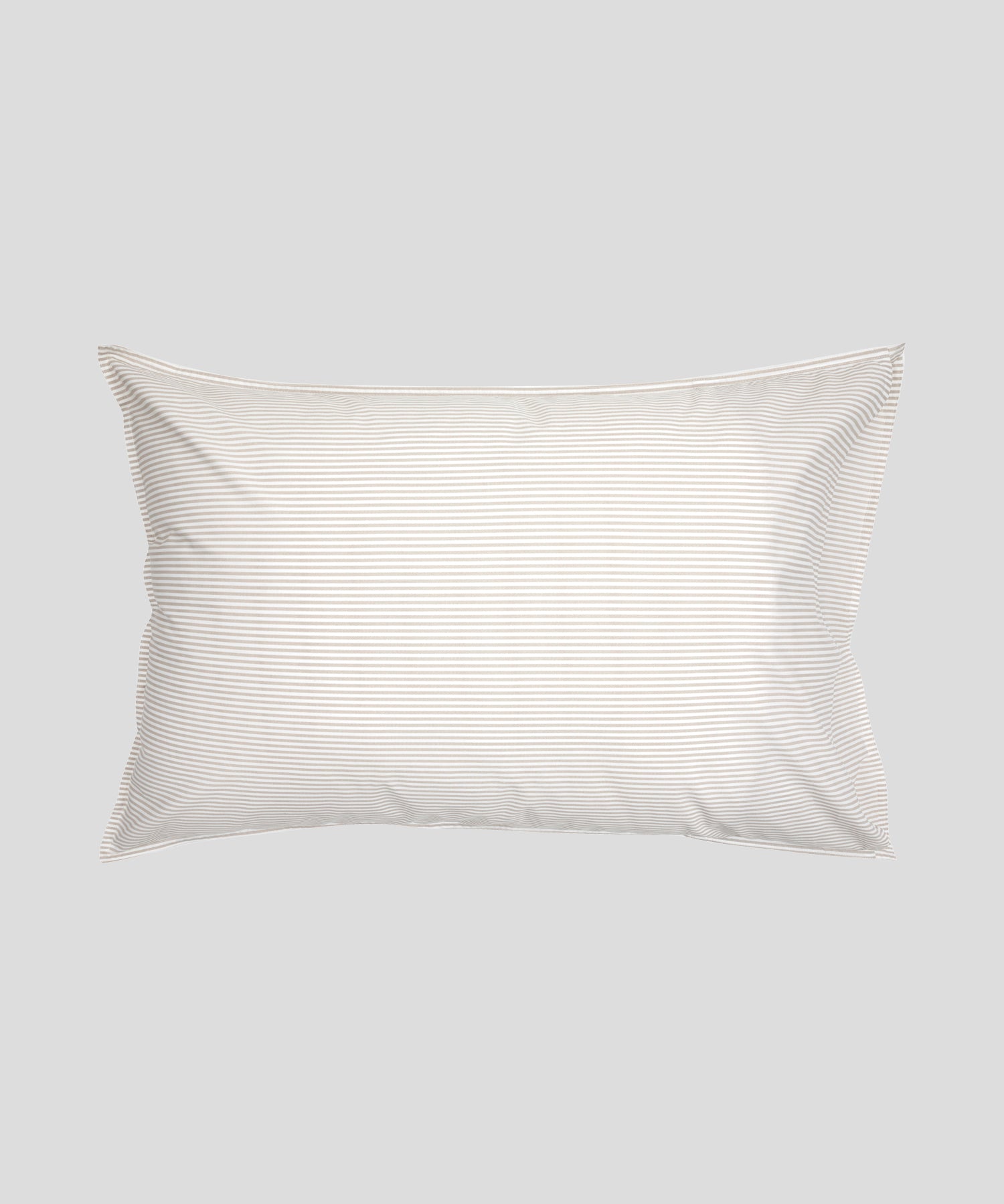 Purity Organic Cotton Standard Pillowcase Set | Natural Stripe-4