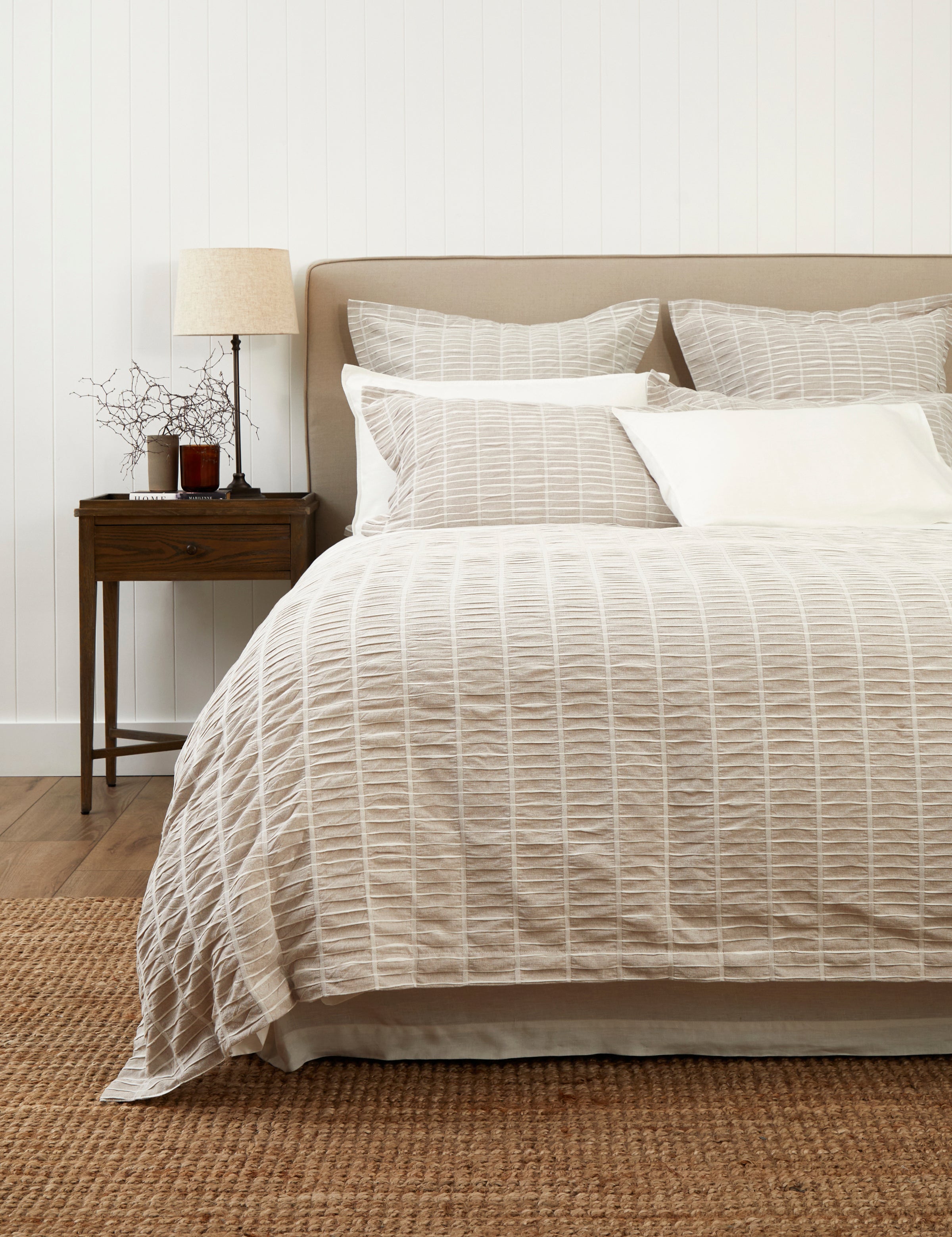 Raffles Duvet Cover Set | Natural-1