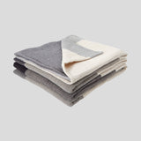 Reed Muslin Throw | Charcoal Check-1