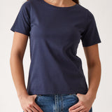 Reese Knit Tee Shirt | Ink-1