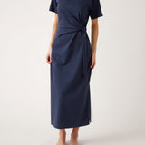 Reese Knit Tie Dress | Ink-1
