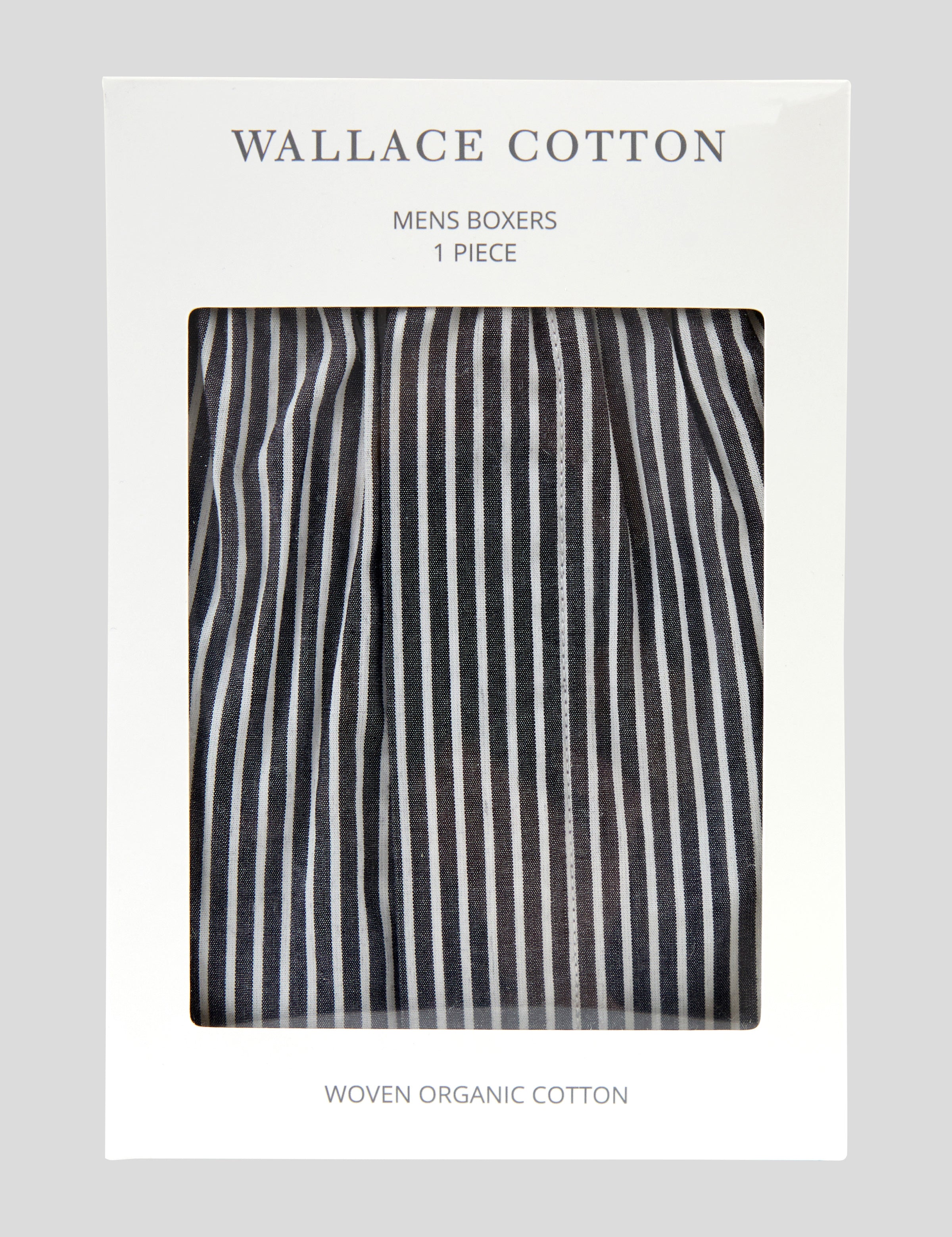 Reeve Mens Boxer Shorts | Black Stripe-2