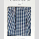 Reeve Mens Boxer Shorts | Blue Gingham-2