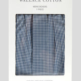 Reeve Mens Boxer Shorts | Blue Gingham-2