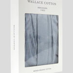 Reeve Mens Boxer Shorts | Blue Gingham-3