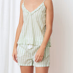 Riley Cami | Green Stripe-1