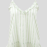 Riley Cami | Green Stripe-2