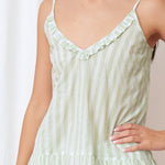 Riley Cami | Green Stripe-3