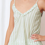 Riley Cami | Green Stripe-3