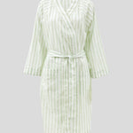 Riley Robe | Green Stripe-2