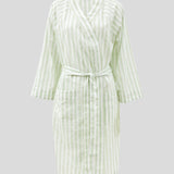 Riley Robe | Green Stripe-2