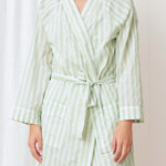 Riley Robe | Green Stripe-3