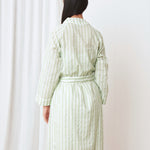 Riley Robe | Green Stripe-4
