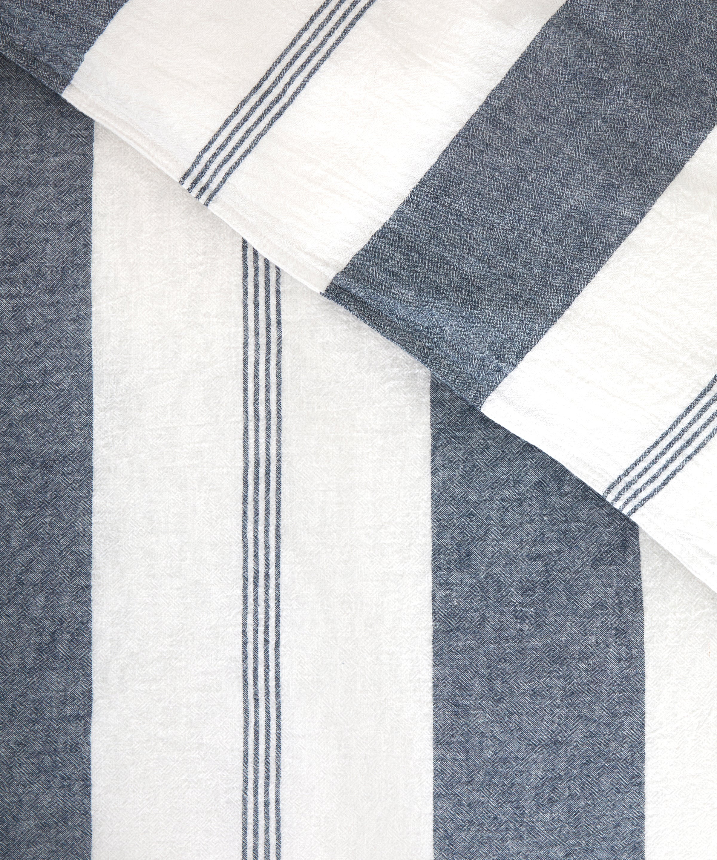 Riverton Duvet Cover Set | Blue Stripe-4