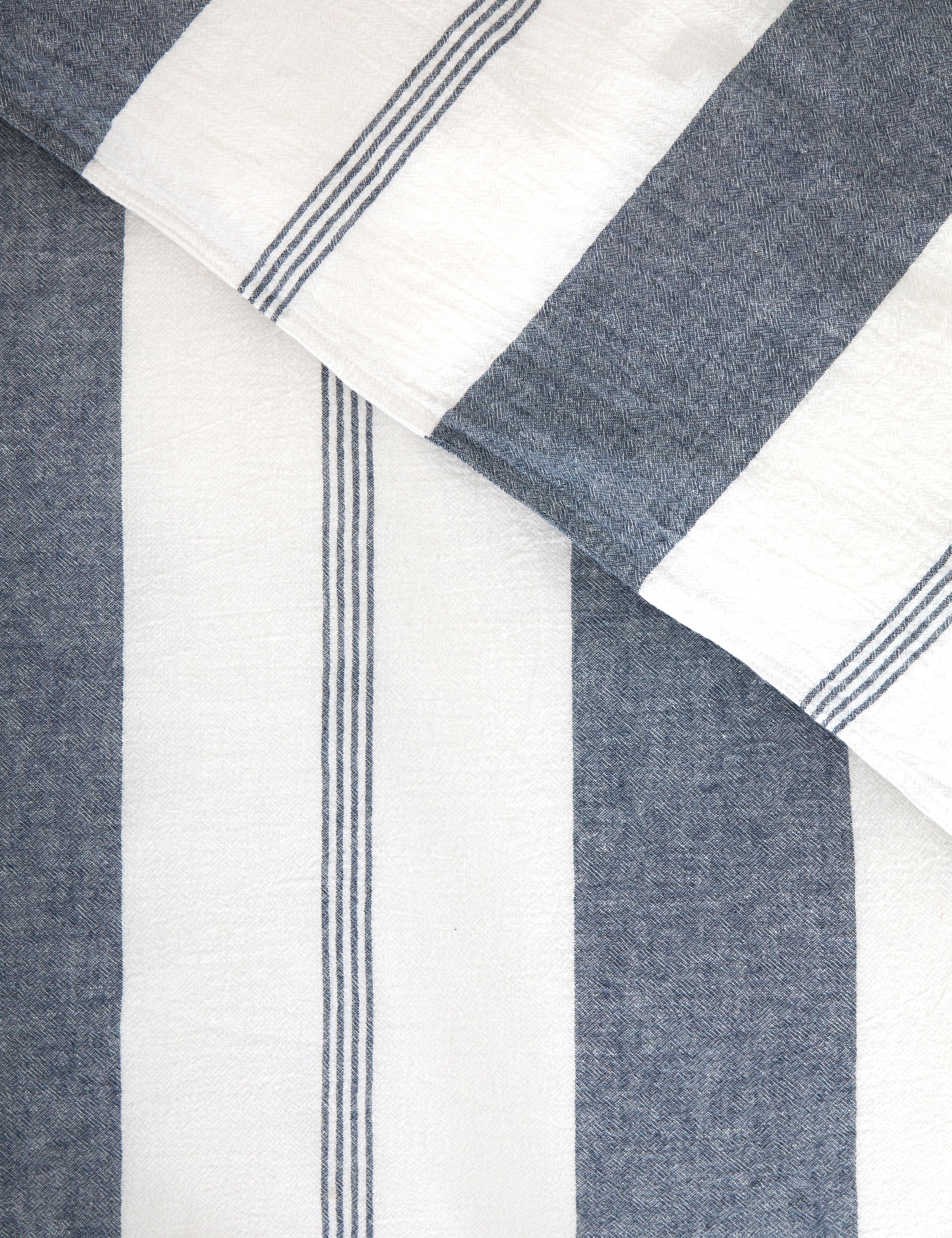 Riverton Duvet Cover Set | Blue Stripe-4