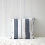 Riverton European Pillowcase | Blue Stripe-1