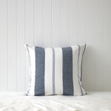 Riverton European Pillowcase | Blue Stripe-1