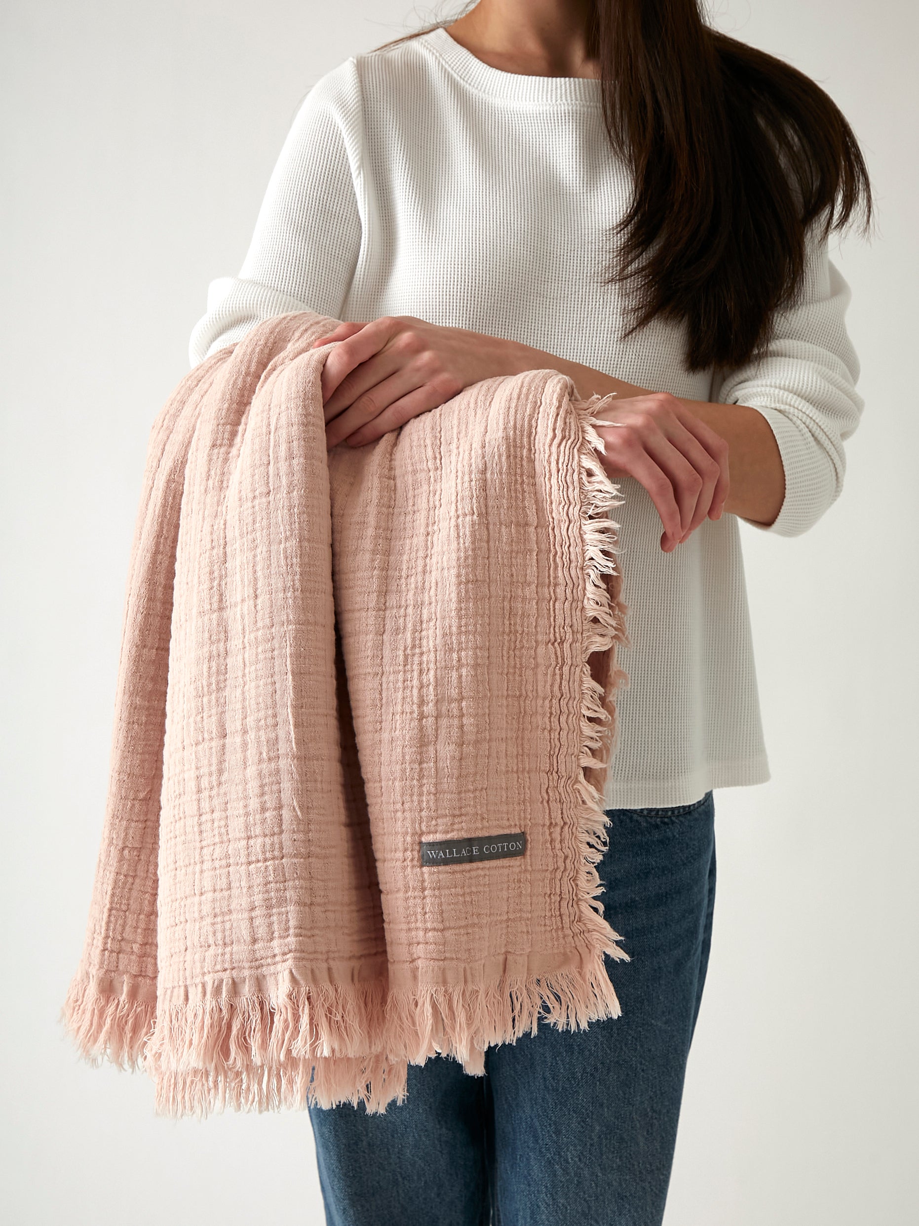 Rome Throw | Blush-2