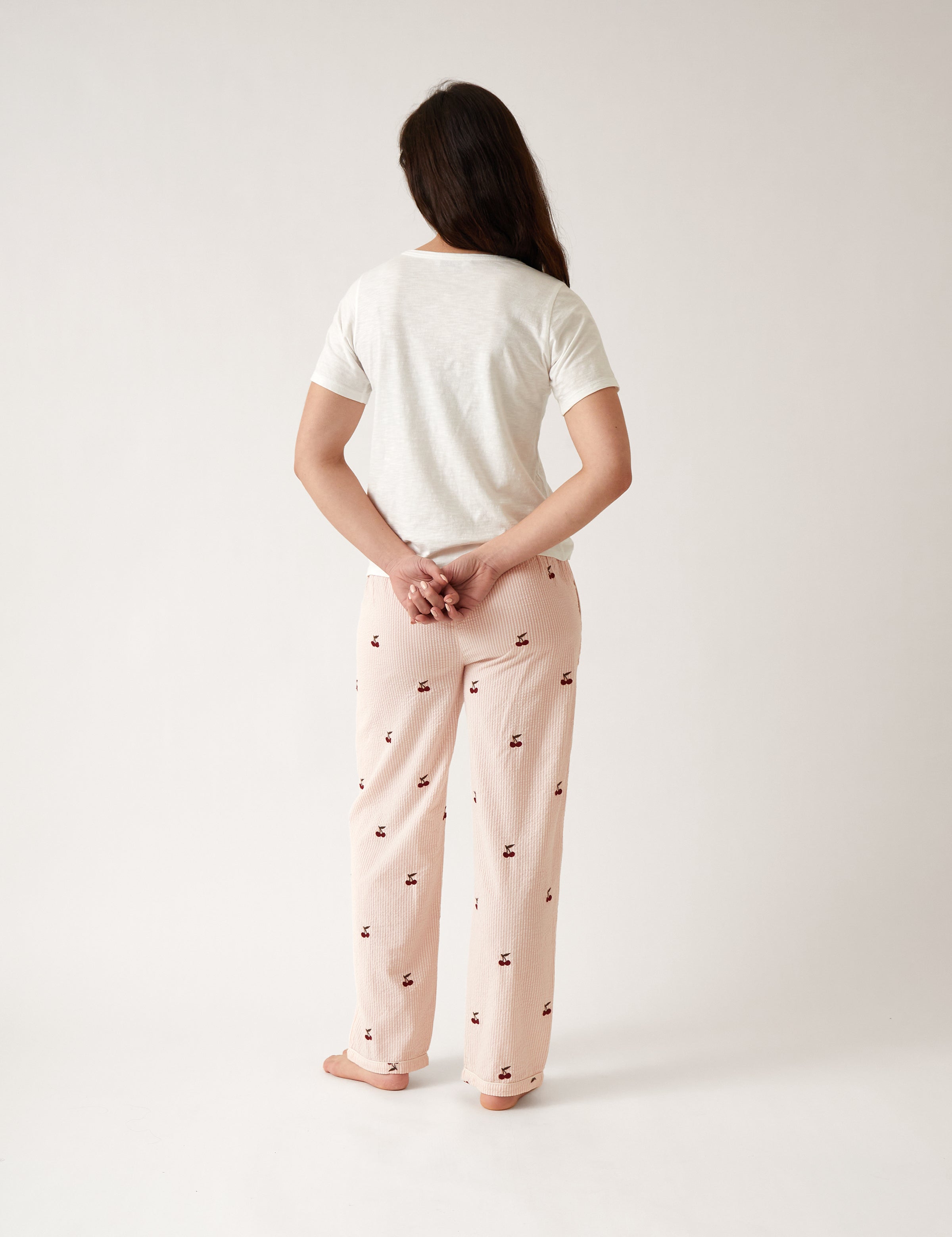 Rosa PJ Pants | Pink Stripe-4