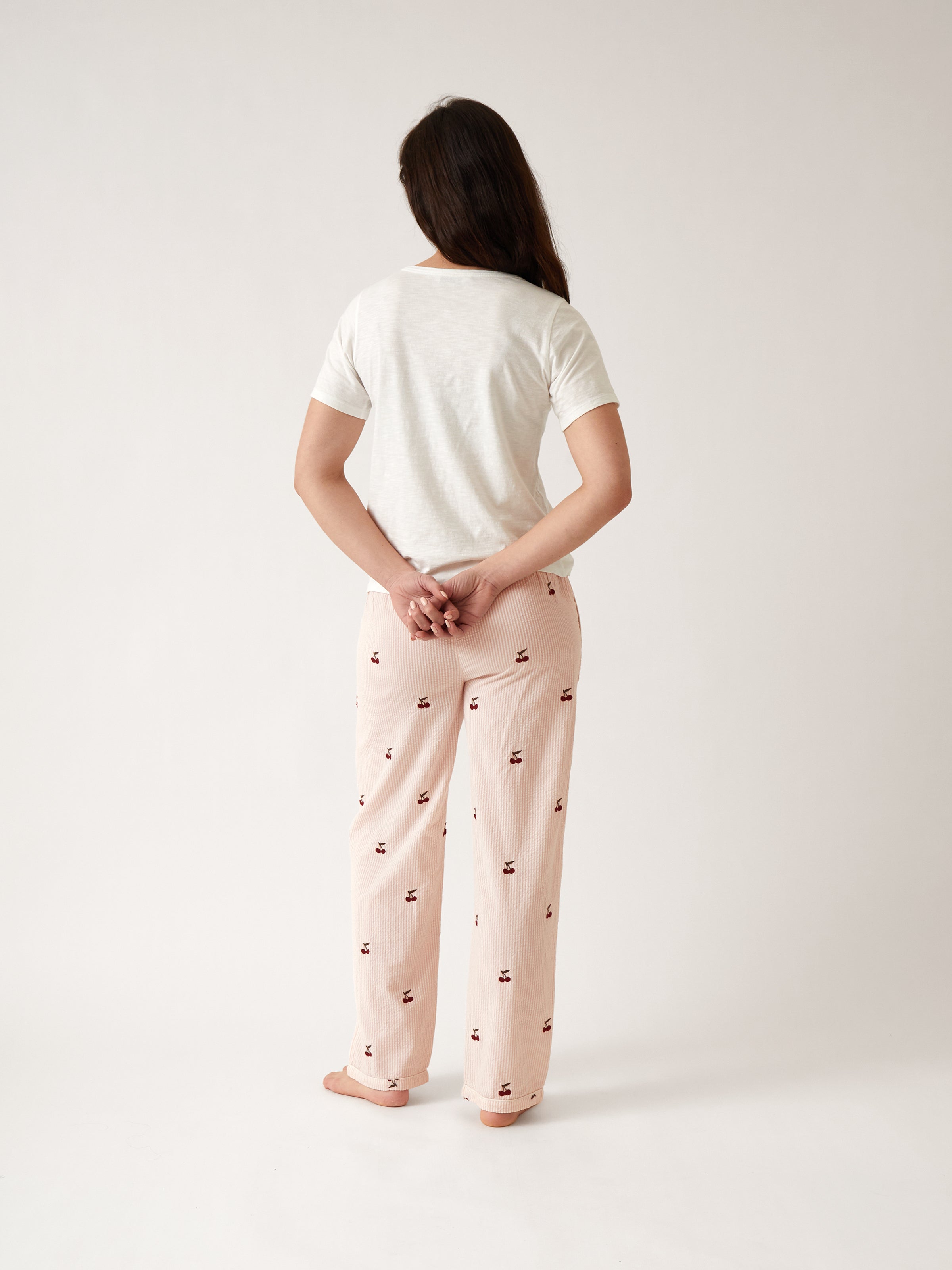 Rosa PJ Pants | Pink Stripe-4
