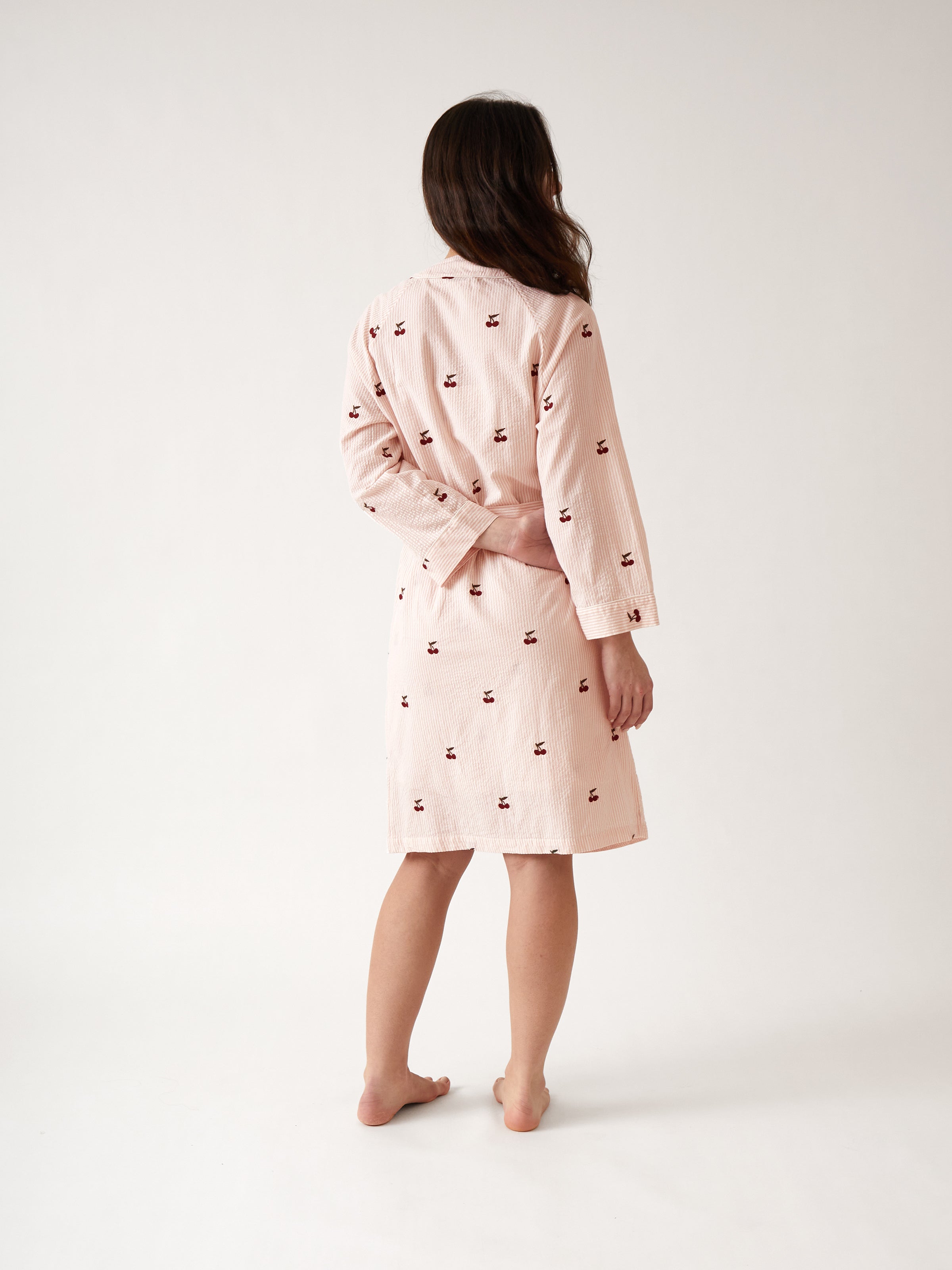 Rosa Robe | Pink Stripe-4