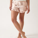Rosa Sleep Shorts | Pink Stripe-1