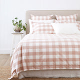 Rosewood Duvet Cover Set | Pink Gingham-1