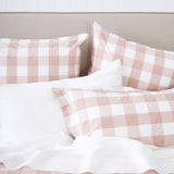 Rosewood Duvet Cover Set | Pink Gingham-2