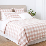 Rosewood Duvet Cover Set | Pink Gingham-3