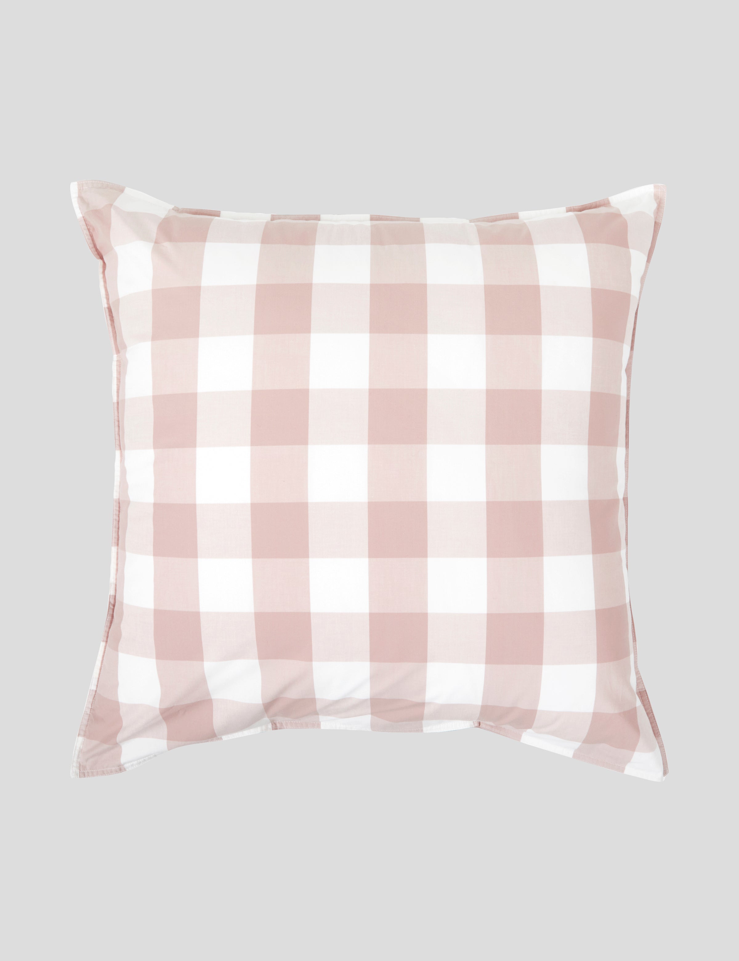Rosewood European Pillowcase | Pink Gingham-1