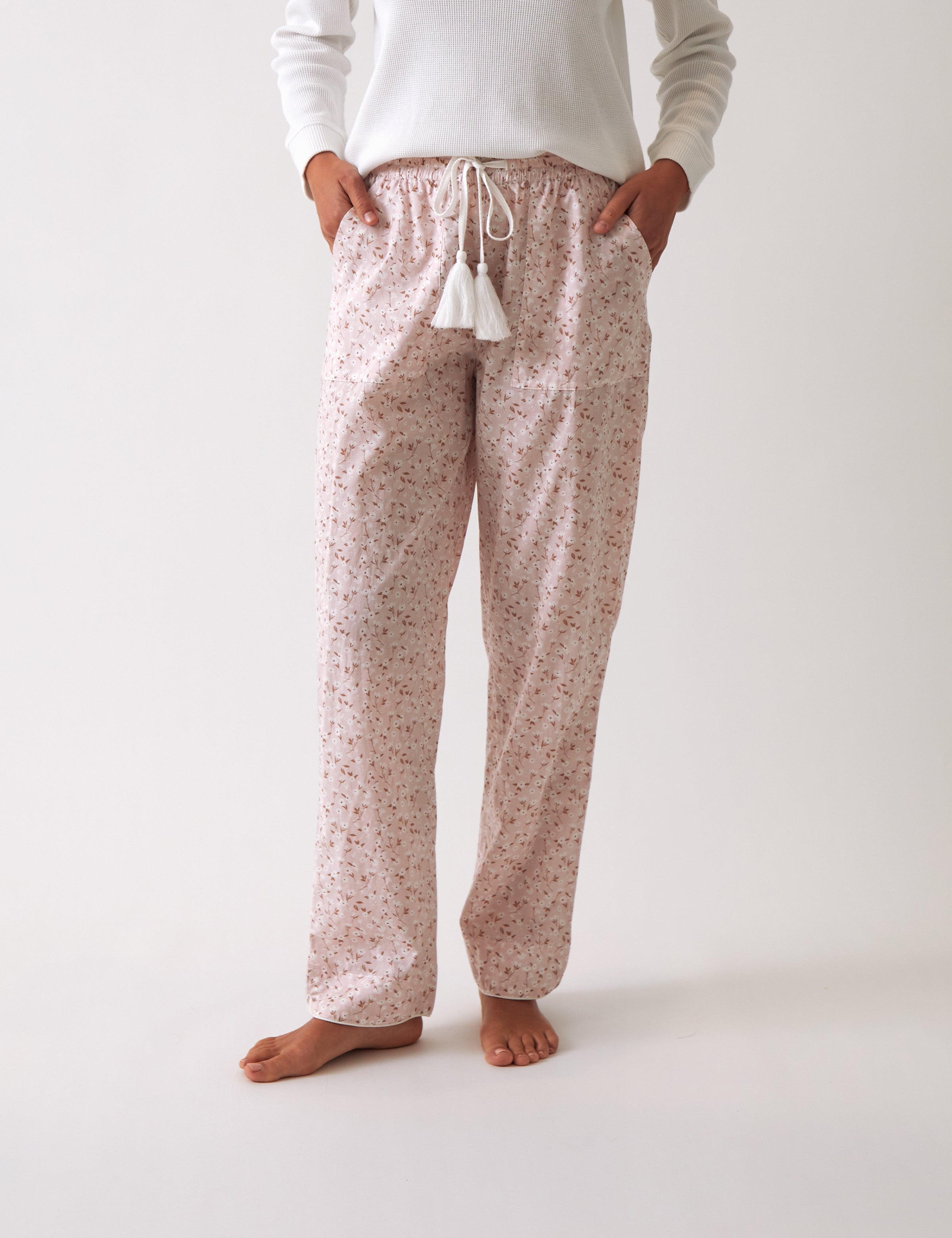 Ruby PJ Pants | Pink Floral-1
