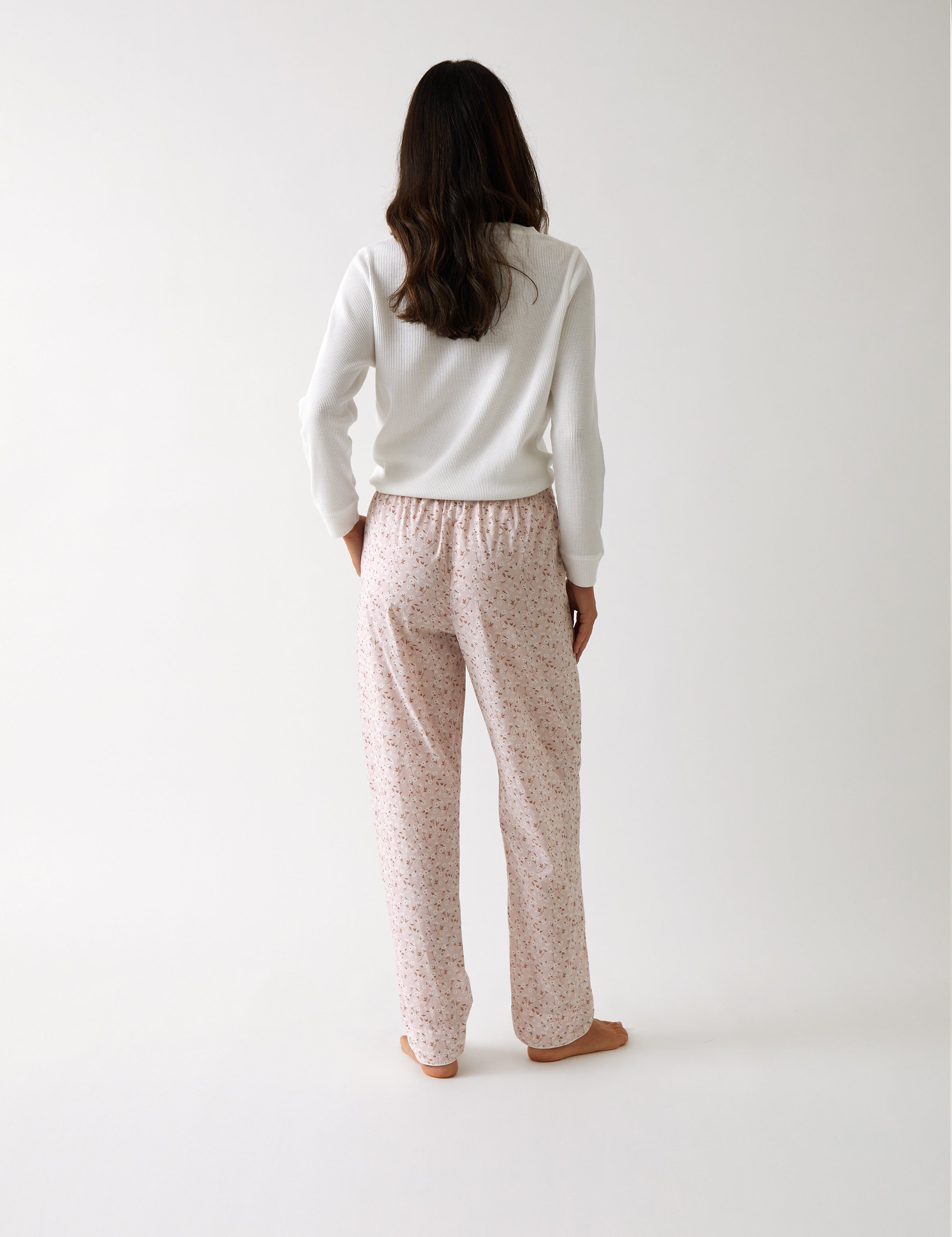 Ruby PJ Pants | Pink Floral-4