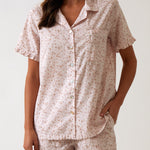 Ruby PJ Shirt | Pink Floral-1