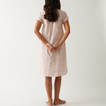 Ruby Pintuck Nightie | Pink Floral-4