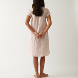 Ruby Pintuck Nightie | Pink Floral-4