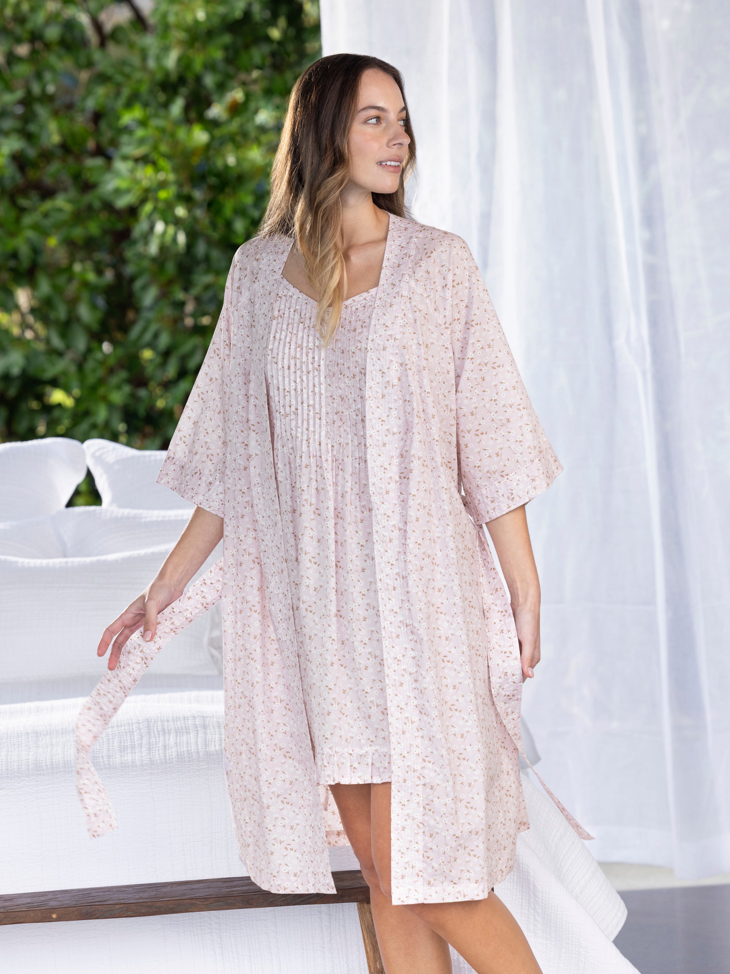 Ruby Robe | Pink Floral-5