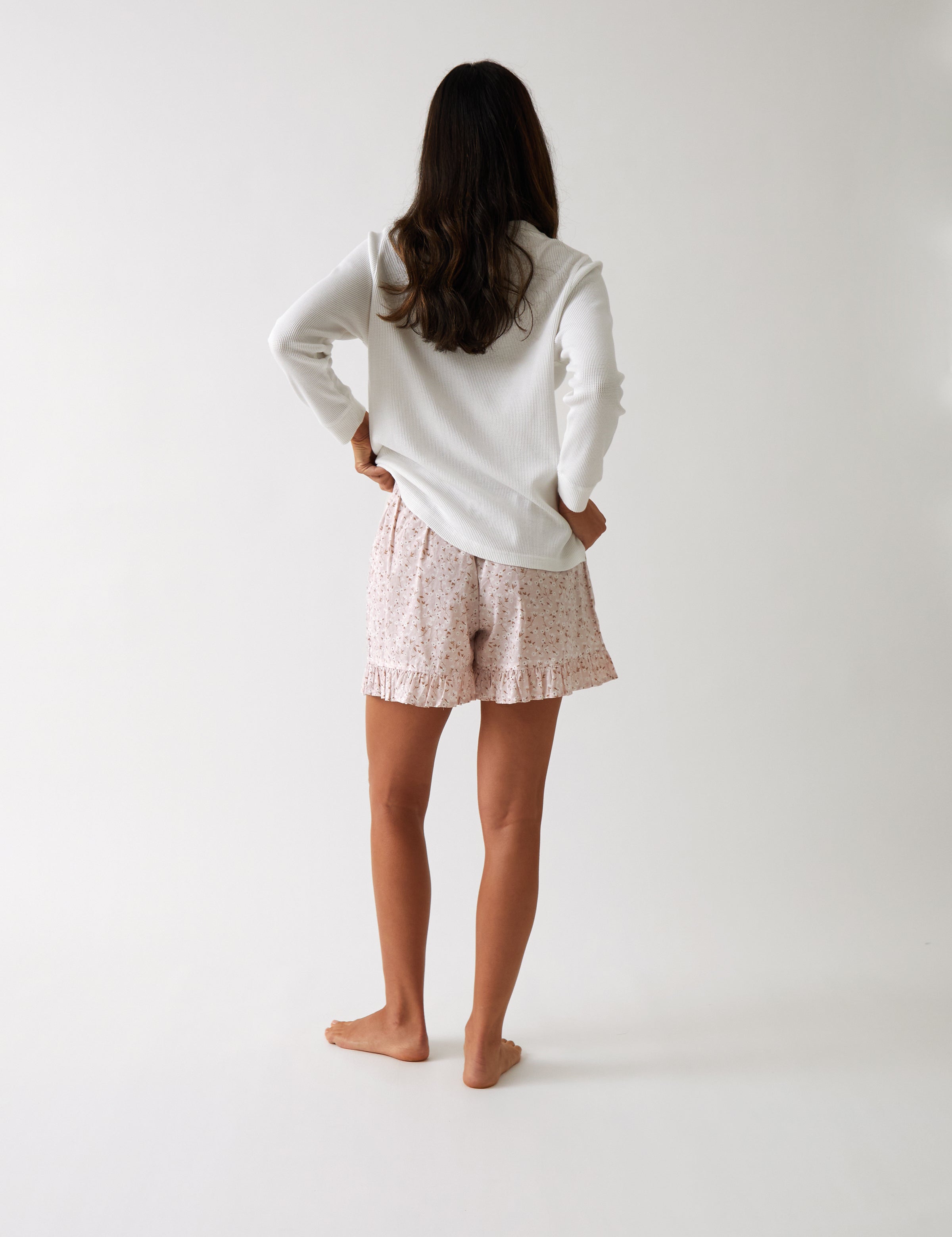 Ruby Sleep Shorts | Pink Floral-4