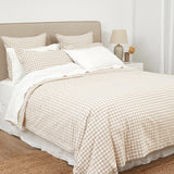 Sandstone Duvet Cover Set | Natural Gingham-3